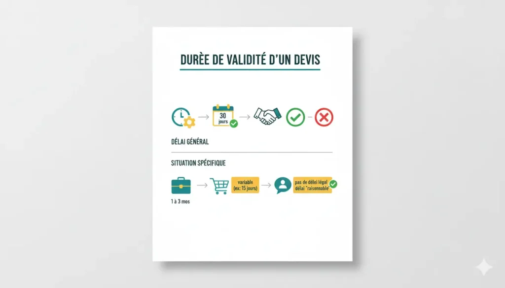 durée de validité légale d'un devis