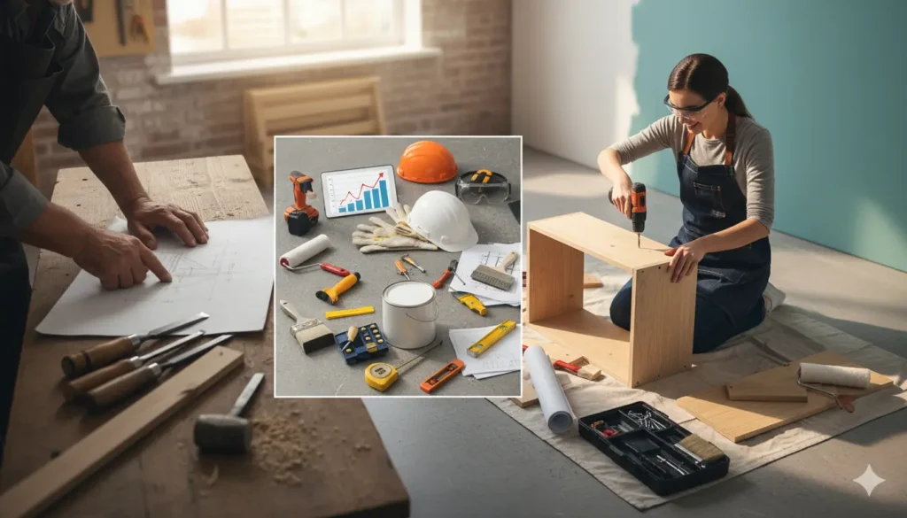 travaux DIY de rénovation artisan renovation