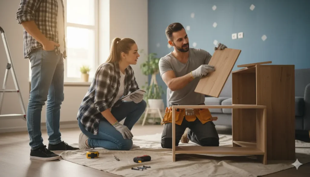 travaux de rénovation DIY