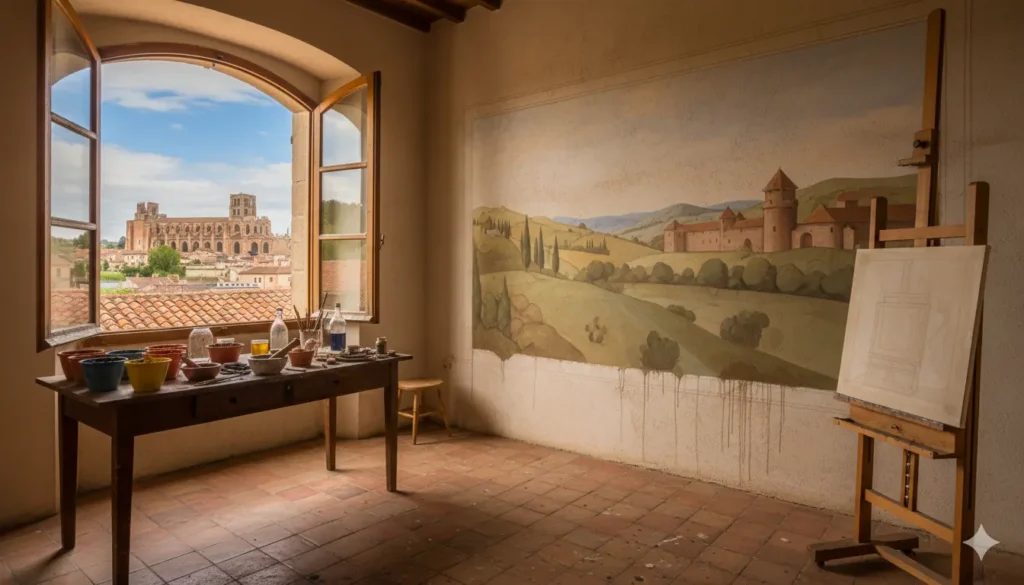 un artisan peintre à Albi