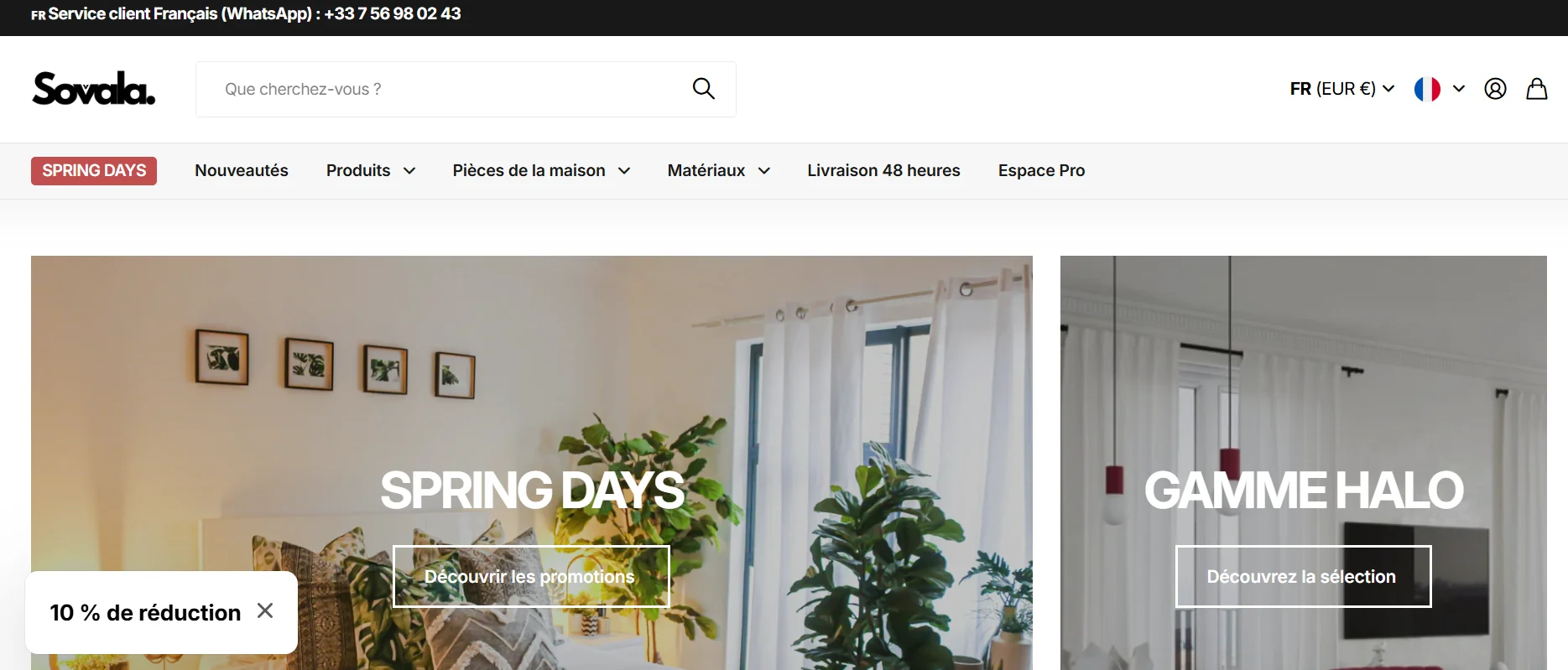 Quels sont les avis sur le site de luminaires Sovala ?