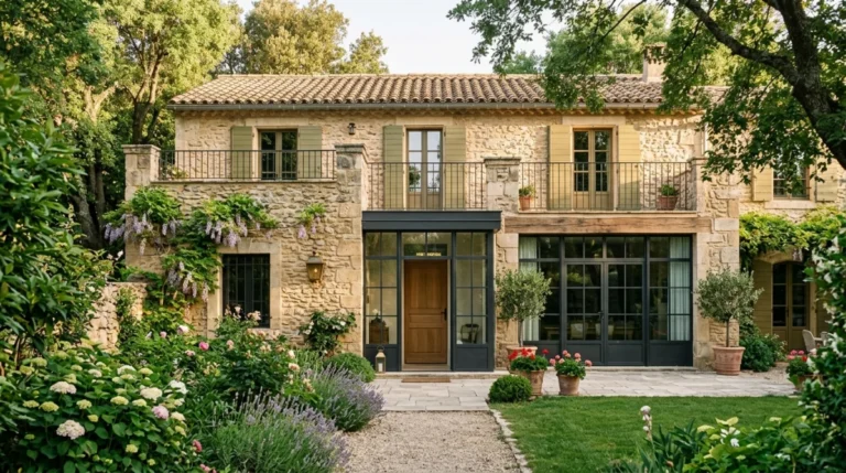 Maison ancienne magnifiquement rénovée avec jardin, alliant charme historique et design moderne.