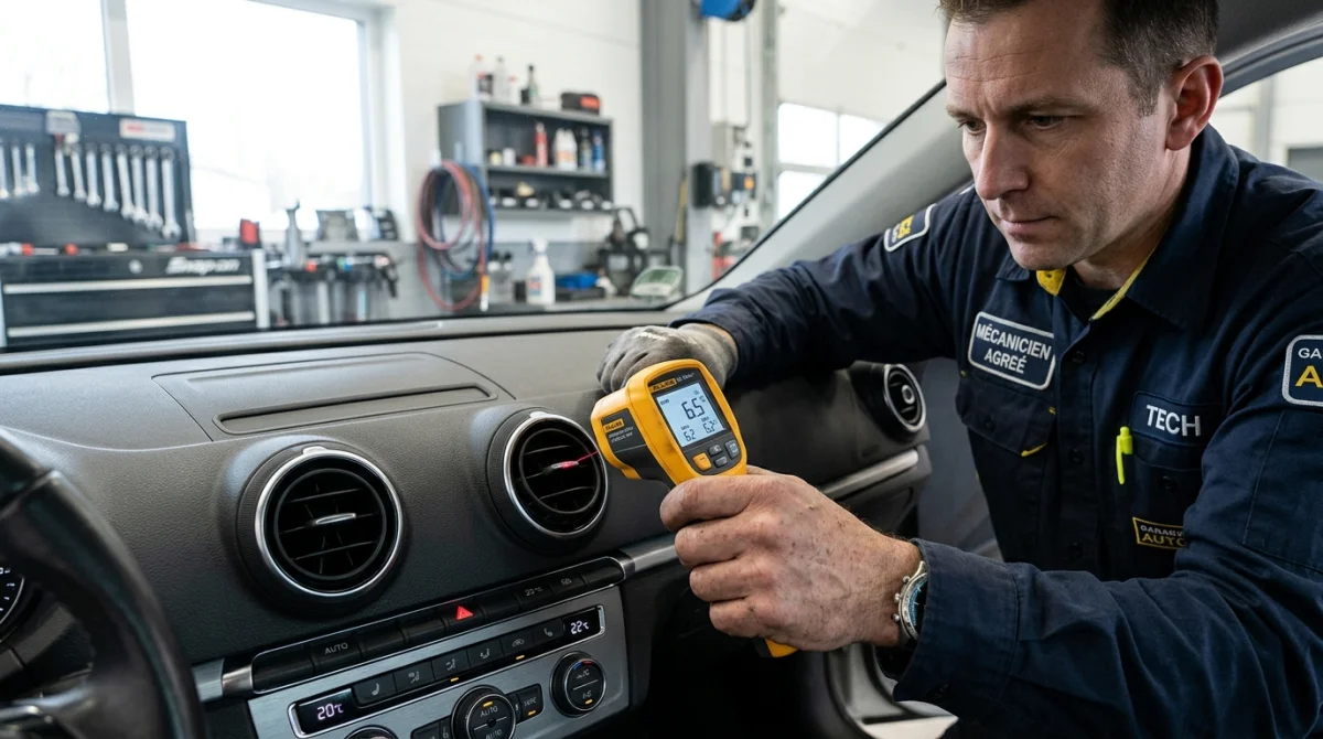 Comment savoir si la clim de la voiture est à recharger