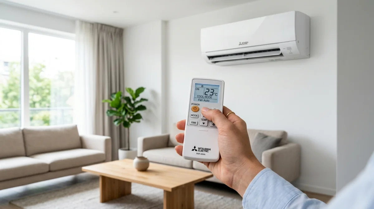 Comment régler une clim réversible Mitsubishi